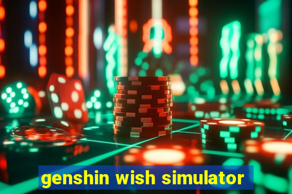 genshin wish simulator